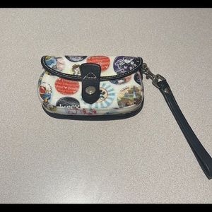 Disney Buttons Snap Wristlet by Dooney and Bourke